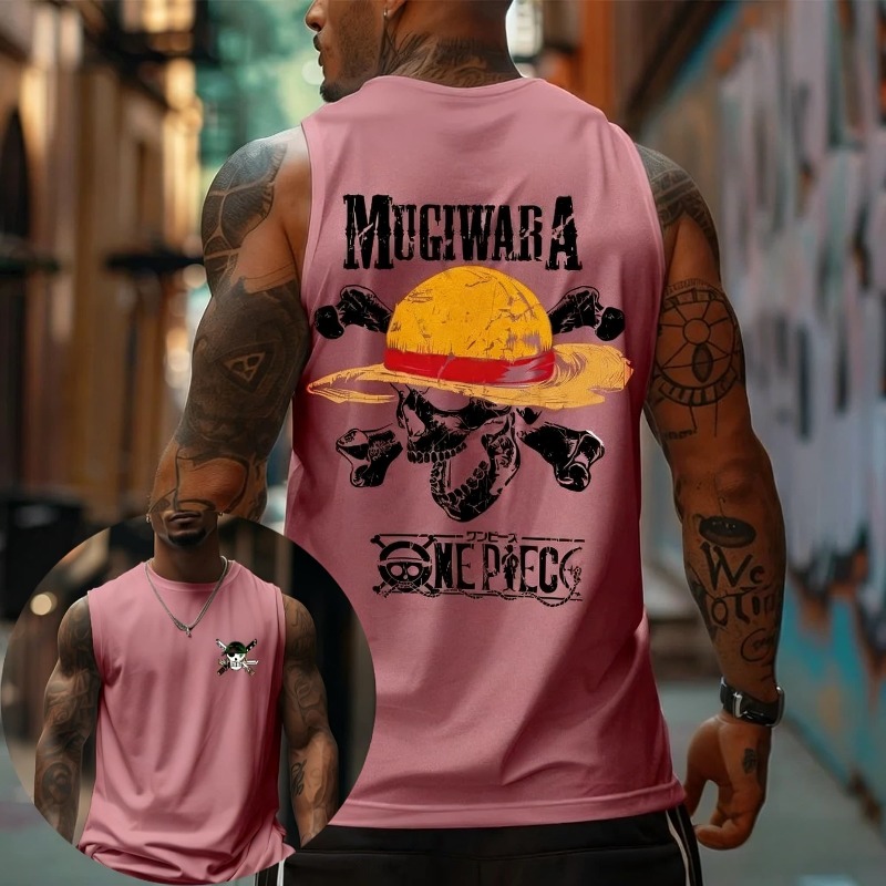 One Piece Mugiwara Straw Hat S - đánh giá và giá Tank Top Muscle