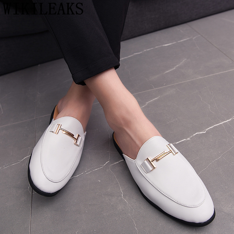 Đen Nửa Giày Cho Nam Giày Da N - đánh giá và giá Flip Flop Leather Men